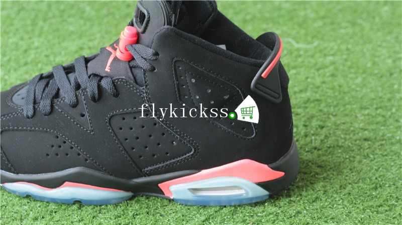 Authentic Air Jordan 6 Retro Black Infrared GS